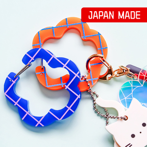 Porte-clés en acrylique premium Kawaii avec mousqueton, accessoire pour sac à fleurs, fabrication japonaise, vente en gros - Product Image 1