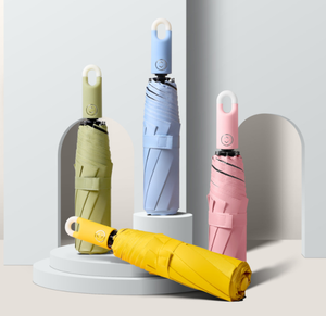 Parapluies pliables 3 volets portables à protection UV automatique, design original, vente chaude - Product Image 2