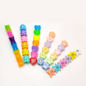 GF Phim Hoạt Hình Dễ Thương Highlighter Bút Stackable Kawaii Đánh Dấu Bút Hoa Hình Dạng Trẻ Em Mini Tô Màu Cho Văn Bản Vẽ Nguồn Cung Cấp - Product Image 4