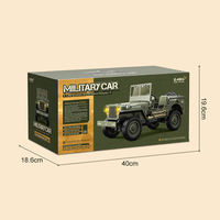 Coche RC JJRC C8815 1/10, 2.4g, Todoterreno, Modelo de Simulación 1941, Control Remoto, Juguete para Regalo de Navidad