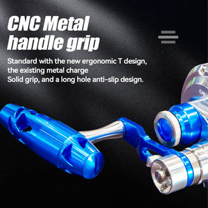 最大阻力40千克/88lb盐水大游戏船海钓9 + 1Bb全金属跳轮金枪鱼头顶跳轮 - Product Image 5