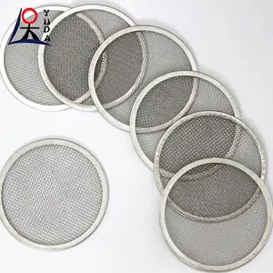 Ultra fine 1 2 3 4 5 6 7 8 10 stainless steel wire mesh containers metal plain weave filter woven disc