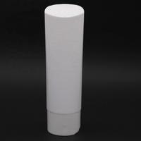Échantillon Gratuit Bouteille Cylindrique HDPE 200ml Personnalisable avec Bouchon Flip Top, Bouteille Souple pour Gel Douche, Shampoing et Soins Corporels en Plastique