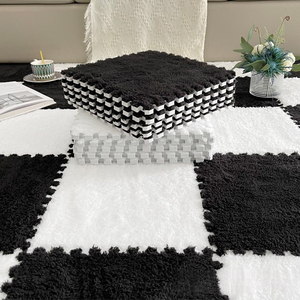 <span class=keywords><strong>Tapis</strong></span> en Mousse EVA, Carrelage de Sol en Velours, Peluche, <span class=keywords><strong>Puzzle</strong></span>, <span class=keywords><strong>Tapis</strong></span> Adhésif, Épais, EVA, 30x30cm, 1cm - Product Image 2