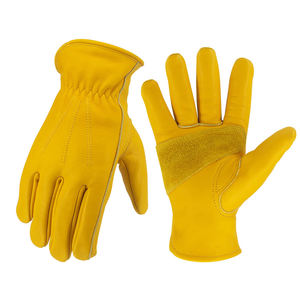 Gants de travail en cuir de haute qualité en gros à bas prix, gants de travail en cuir de vachette pleine fleur en gros - Product Image 1