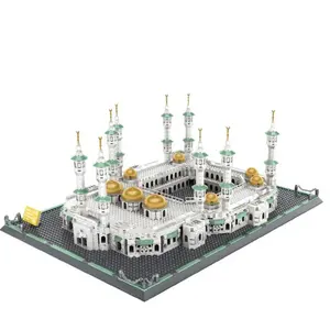 Architecture Series The Great Mosque of Mecca Model Classic Assembly Bricks Set Educational Toys Gifts Building Blocks Sets