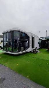 Thiết Kế Hiện Đại Thân Thiện Với Môi Đúc Sẵn Thép Không Gian Vỏ Và Biệt Thự Cho Văn Phòng Cắm Trại Nhà Prefab - Product Image 5