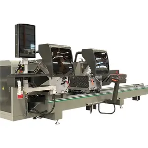 Longlife 550 Double Head Aluminum Profile Cutting Machine For Window Making Works