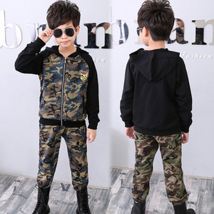 Pantaloni e top mimetici per bambini Set di abbigliamento per la moda - Product Image 3