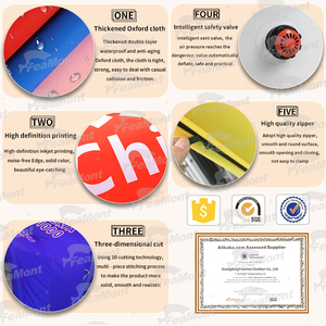 Feamont Trung Quốc hàng đầu nhà sản xuất màu đen ngoài trời cắm trại Lều bơm hơi TPU ống bên trong chống UV 50 SPF + Tùy chỉnh Lều bơm hơi - Product Image 6