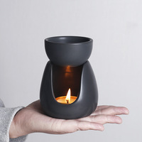 Brûleur d'huiles essentielles en céramique, diffuseur de cire aromatique, porte-bougie chauffe-plat, style nordique, décoration d'intérieur, portable, léger, multi-usages