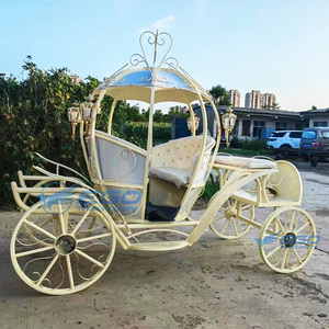 Meilleur prix - Carrosse électrique en forme de citrouille à 4 roues - Carrosse de mariage de luxe et élégant - Product Image 3