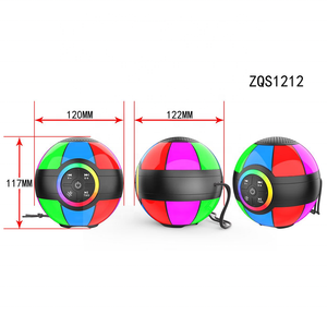 ZQS-1212 Loa Âm Nhạc Ánh Sáng Lửa Rgb Mini Âm Trầm Mạnh Mẽ Tws Không Dây Sạc Cổng Type-C - Product Image 2