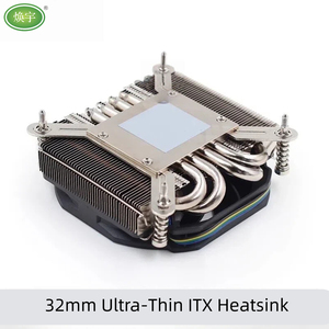 1U cấu hình thấp <span class=keywords><strong>CPU</strong></span> mát cho Intel LGA1151/1155, tản nhiệt lõi đồng với 4-pin PWM Quạt im lặng, cho máy tính công nghiệp, NAS, <span class=keywords><strong>HTPC</strong></span> - Product Image 2