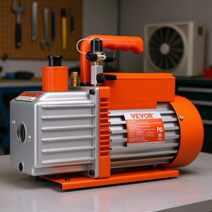 Pompe à vide rotative à deux étages Vevor 5 CFM pour climatisation HVAC - Product Image 2