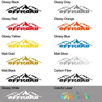 Autocollant voiture tout-terrain 4x4 Pickup Truck Vinyl Graphics Tuning Decal pour Isuzu Dmax Ford Ranger F150 Toyota Hilux Maxus GWM Cannon