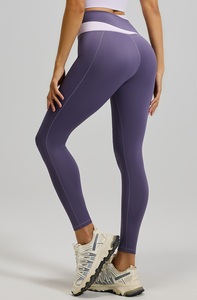 Pantalons de yoga pour femmes grandes tailles, taille haute, élastiques, ajustés, respirants, séchage rapide, écologiques, sans coutures gênantes - Product Image 4