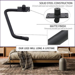 Kit de Herrajes de Mecanismo de Resorte para Cama Murphy de Alta Calidad, Hidráulica, <span class=keywords><strong>Manual</strong></span>, Vertical y Plegable a la Pared con Escritorio Completo Oculto, Tamaño Queen/King - Product Image 2