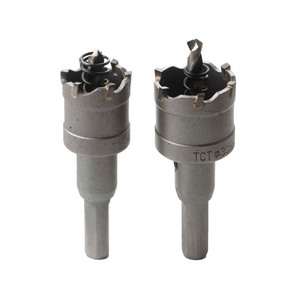 6 Pc Hole Saw Set 30 Mm Carbide Tipped Metal Woodworking <b>Drill</b> <b>Bits</b> For Carpentry Home Use In Transparent <b>Box</b> - Product Image 3