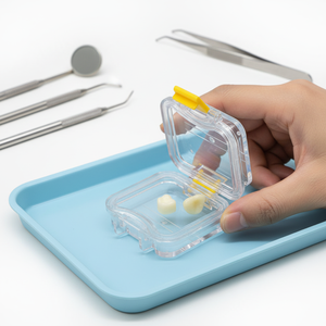 Boîte à couronnes en membrane plastique transparente pour cliniques dentaires, qualité A+ - Product Image 2