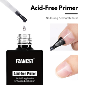 FZANEST UV Gels <span class=keywords><strong>Agent</strong></span> de liaison supérieur à séchage rapide Empêche l'écaillage Apprêt non acide Gel acrylique Vernis à ongles Solution d'apprêt pour ongles - Product Image 5