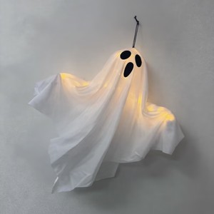 Luces LED de Cadena con Forma de Fantasma Brillante para Halloween, Decoraciones Espeluznantes para Interiores y Exteriores - Product Image 5