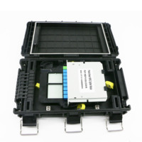 Terminal de fibre optique IP68 à 8 cœurs, boîtier pour fibre optique avec plateau d'épissure à cassette plc, nouveau design