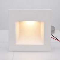 Luminaire d'extérieur en aluminium étanche à encastrer pour marches, seuils, escaliers, couloirs, murs latéraux, lumière d'angle murale LED