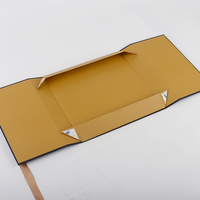 Boîte pliable en papier pour accessoires capillaires, anniversaire, Noël, boîte cadeau rigide pliable, boîte à double porte pliable pour la veille de Noël