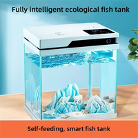 Aquarium intelligent avec système de filtration multi-couches pour petits aquariums de maison et de salon
