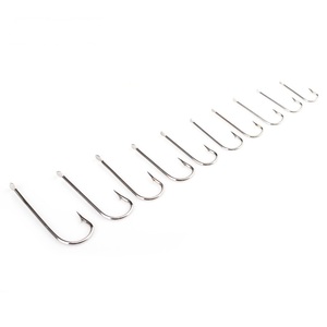 Móc Câu Cá Dẹt Cán Dài 100 Chiếc/Hộp Có Lưỡi Câu - Product Image 6