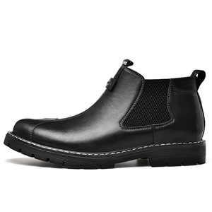 <span class=keywords><strong>Bottes</strong></span> en cuir pour hommes, style Oxford, faites à la main, en cuir véritable pur, décontractées, à enfiler, pour le bureau, personnalisables avec logo, pour rester au chaud en hiver 2025, à prix abordable - Product Image 4