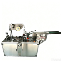 Machine d'emballage 3D automatique électrique directe d'usine pour film transparent BOPP PVC pour boîte de cigarettes, boîte de parfum, étui cosmétique
