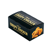 Boîte d'emballage en carton de haute qualité pour poulet frit KFC et frites, idéale pour les plats à emporter des restaurants et les bento.