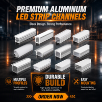 Profil d'extrusion en aluminium série 6000 LS-108 le canal de diffuseur de LED 50*35mm coupant 1m 3m éclairage ROHS d'armoire de cuisine