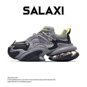 Tênis Chunky com Amortecimento de Ar Designer Unissex, Sapatos de Plataforma para Corrida e Caminhada, Respirável, Absorção de Impacto, Sola Grossa, Conforto Garantido - Product Image 2