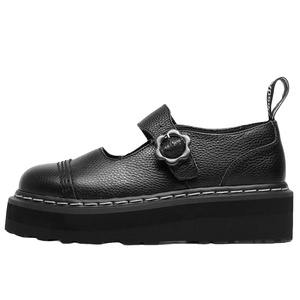 <span class=keywords><strong>Botines</strong></span> de Moda <span class=keywords><strong>para</strong></span> <span class=keywords><strong>Mujer</strong></span>, de Cuero Genuino, Tacón Grueso, Punta Redonda, Tallas Grandes, Suela Gruesa, Zapatos <span class=keywords><strong>para</strong></span> Caminar, <span class=keywords><strong>para</strong></span> Oficina y Universidad - Product Image 1