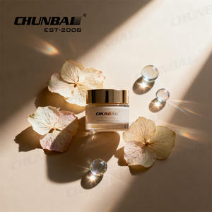 Contenitore di imballaggio vuoto personalizzato 30g 50g 100 8 once coperchio di bambù verde Scrub per le labbra burro per il corpo crema per il viso barattoli di <span class=keywords><strong>vetro</strong></span> cosmetico smerigliato - Product Image 2