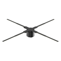 Ventilateur Holographique 3D Premium 65cm à Vision Directe, Contrôle WiFi par APP, Animation HD pour Affichage Publicitaire en Magasin de Détail