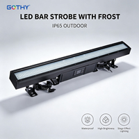Barres LED IP65 500W avec fixation Omega et Strobe LED de scène étanche RDM DMX à effet Wash et Frost électrique
