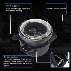 LELANPU 4-Zoll LED-Nebelscheinwerfer mit Angel Eyes DRL für Toyota Bugatti – Lauflichter und Nebelzubehör - Product Image 6
