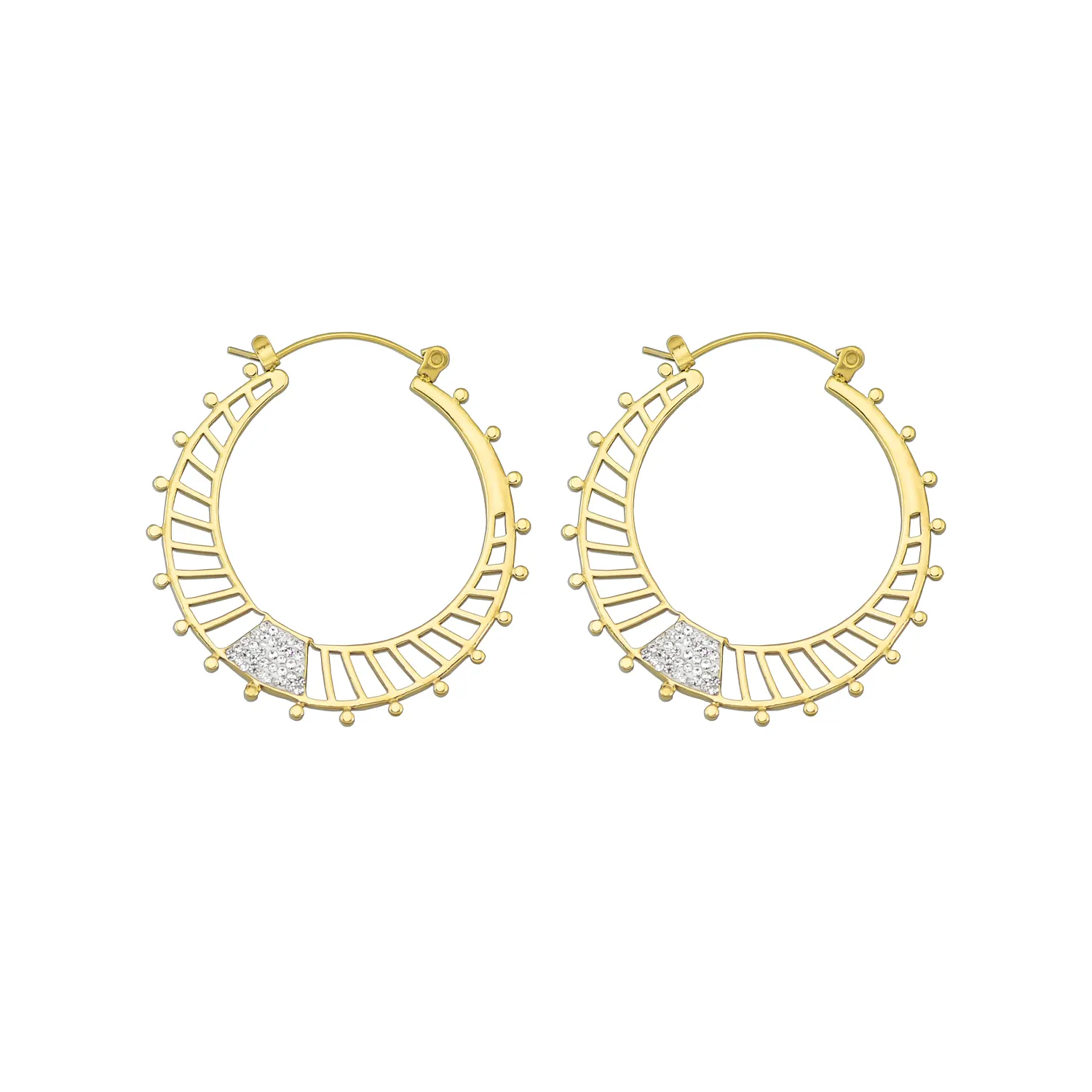 crystal statement earrings