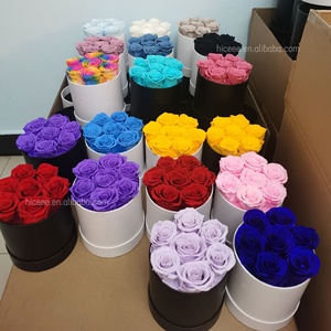 Ingrosso di lusso san valentino regalo di natale conservato scatola di fiori eterno stabilizzato eterno conservato <span class=keywords><strong>rosa</strong></span> in scatola regalo - Product Image 4
