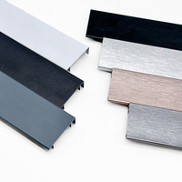 Plinthe de sol en alliage d'aluminium pour cuisine moderne et hôtels, écologique et durable, échantillon gratuit pour devis de projet
