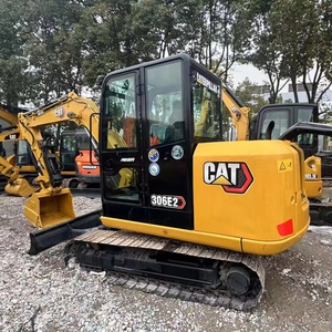 Vente directe d'usine, mini-excavatrice hydraulique sur chenilles Caterpillar 6 tonnes CAT306E2 de fabrication japonaise, godet de 0,25 m, puissance de 34,7 kW - Product Image 1