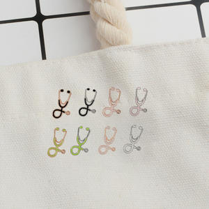 Broche de estetoscopio, alfileres, collar negro, ramillete, regalo para médicos, enfermeras, médicos, estudiantes de medicina, alfileres de Graduación - Product Image 5