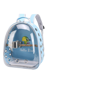 กระเป๋าเป้สะพายหลังสำหรับแมวแบบพับได้ ปรับได้ เป็นมิตรกับสิ่งแวดล้อม แฟชั่นหรูหรา พกพาสะดวก ผลิตจากผ้า Oxford ปิดด้วยซิป ระบายอากาศได้ดี ลายเรียบ - Product Image 1