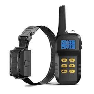 OEM IPX6 Waterproof Remote Range 1000 Meters Dog Vibration Rechargeable Smart Hunting Dog Training Collar
