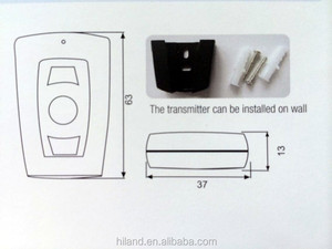 Transmitter RF <span class=keywords><strong>3</strong></span> Saluran Nirkabel Hiland 2026 T5005 dengan Sertifikasi CE untuk Sistem Pintu Garasi - Product Image 6