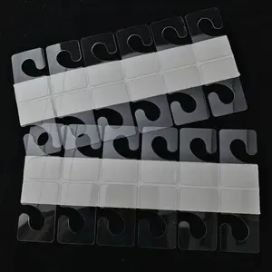 Tabelas de pendurar flexíveis, adesivo do j-hole, etiquetas adesivas transparentes